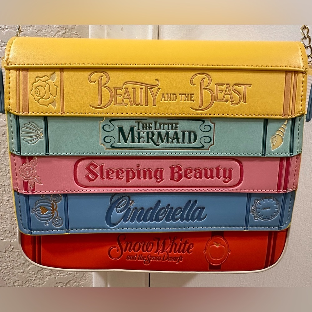 Loungefly Disney Princess Books Classics Cross Body Bag